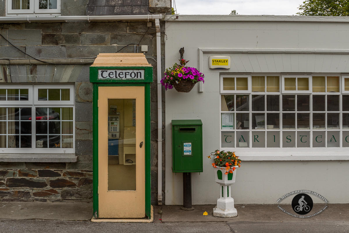 Old Irish telephone box - landscape