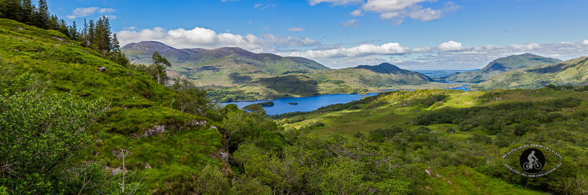 Upper lake from Ladies View - Ring of Kerry - Panorama - 2