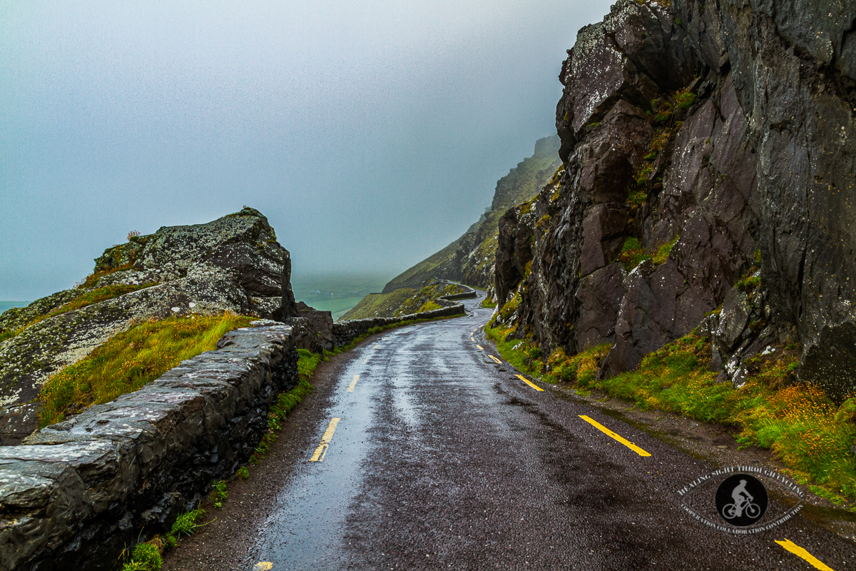 Road through the mountains to Dingle