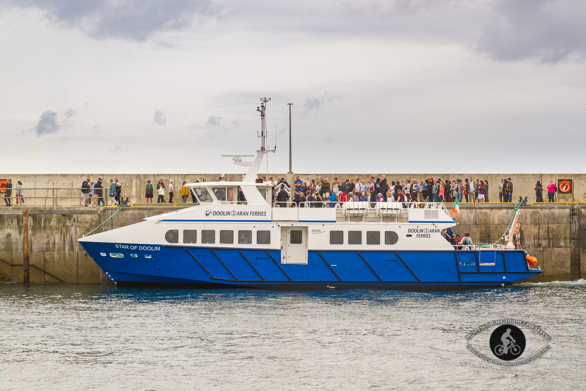 Star of Doolin - passengers getting off at Doolin Harbour - 3