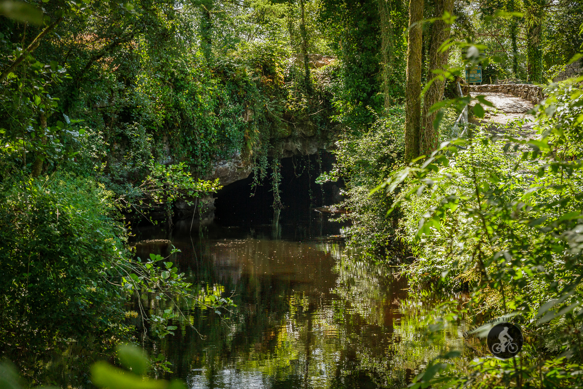 Aughnanure castle - tunnel over river - County Galway