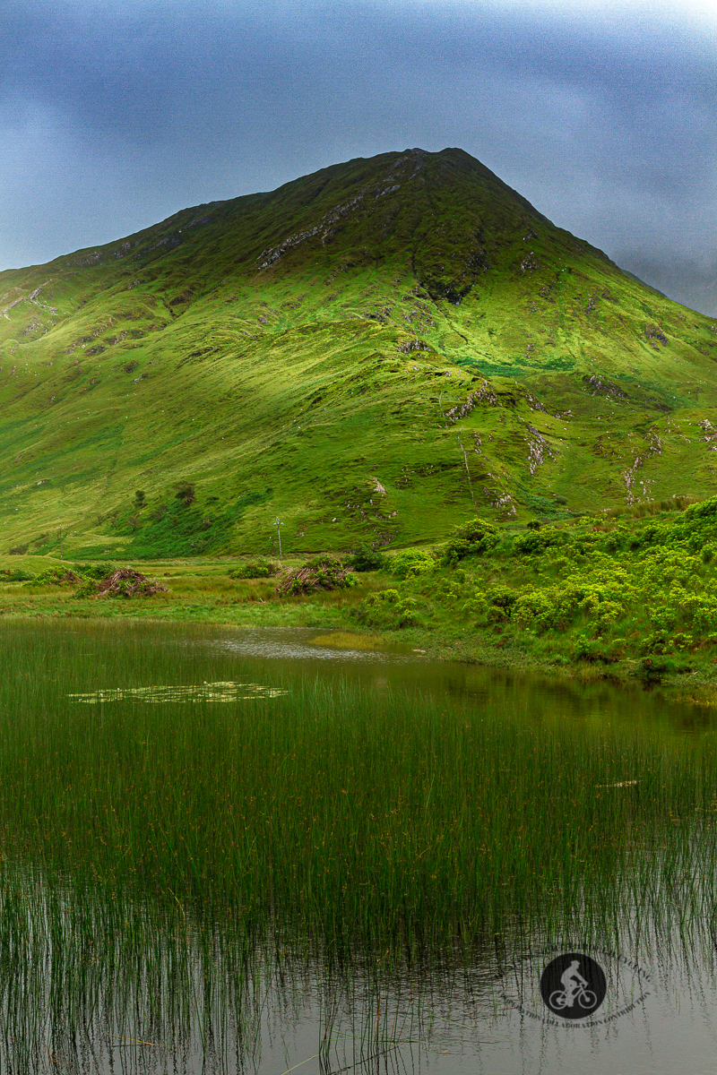 Pollacapall lough and mountain in the Twelve Bens Mountain Range - 2