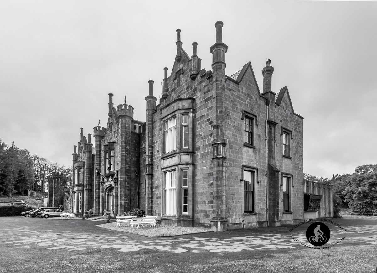 Beleek Castle in Ballina County Mayo - BW