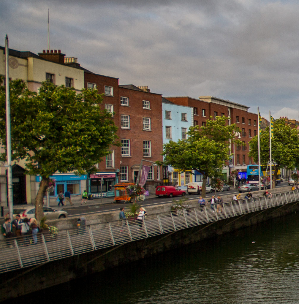 Dublin - river Liffy pano - 1