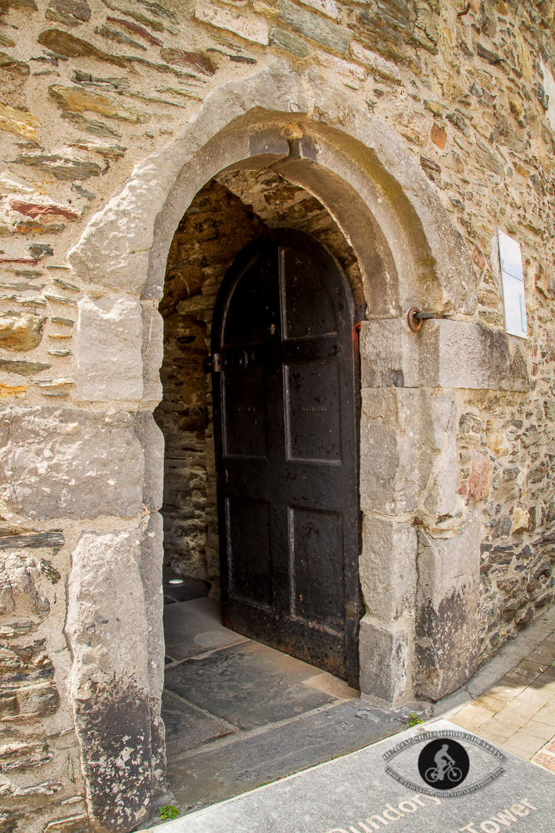 Doorway to Reginalds Tower - Waterford - sideview