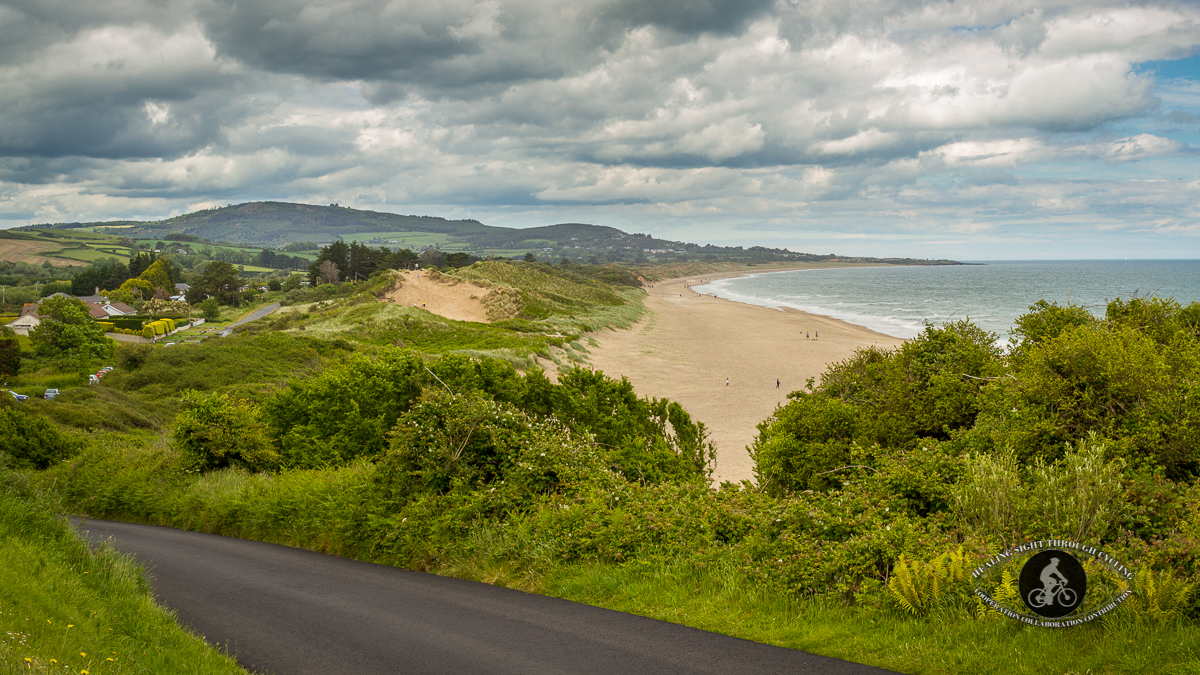 Ennereilly Beach County Wicklow - from the road above