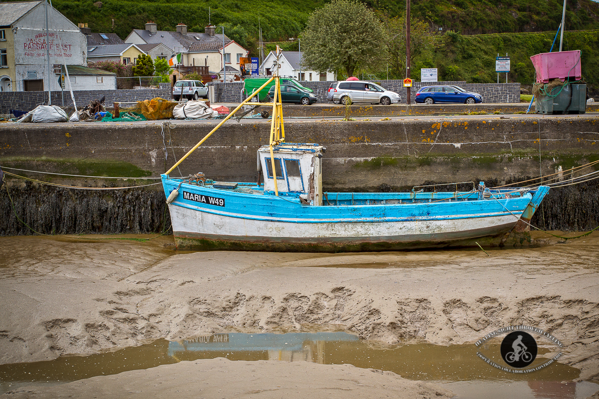 Old boat in the Passage East harbour - County Waterford