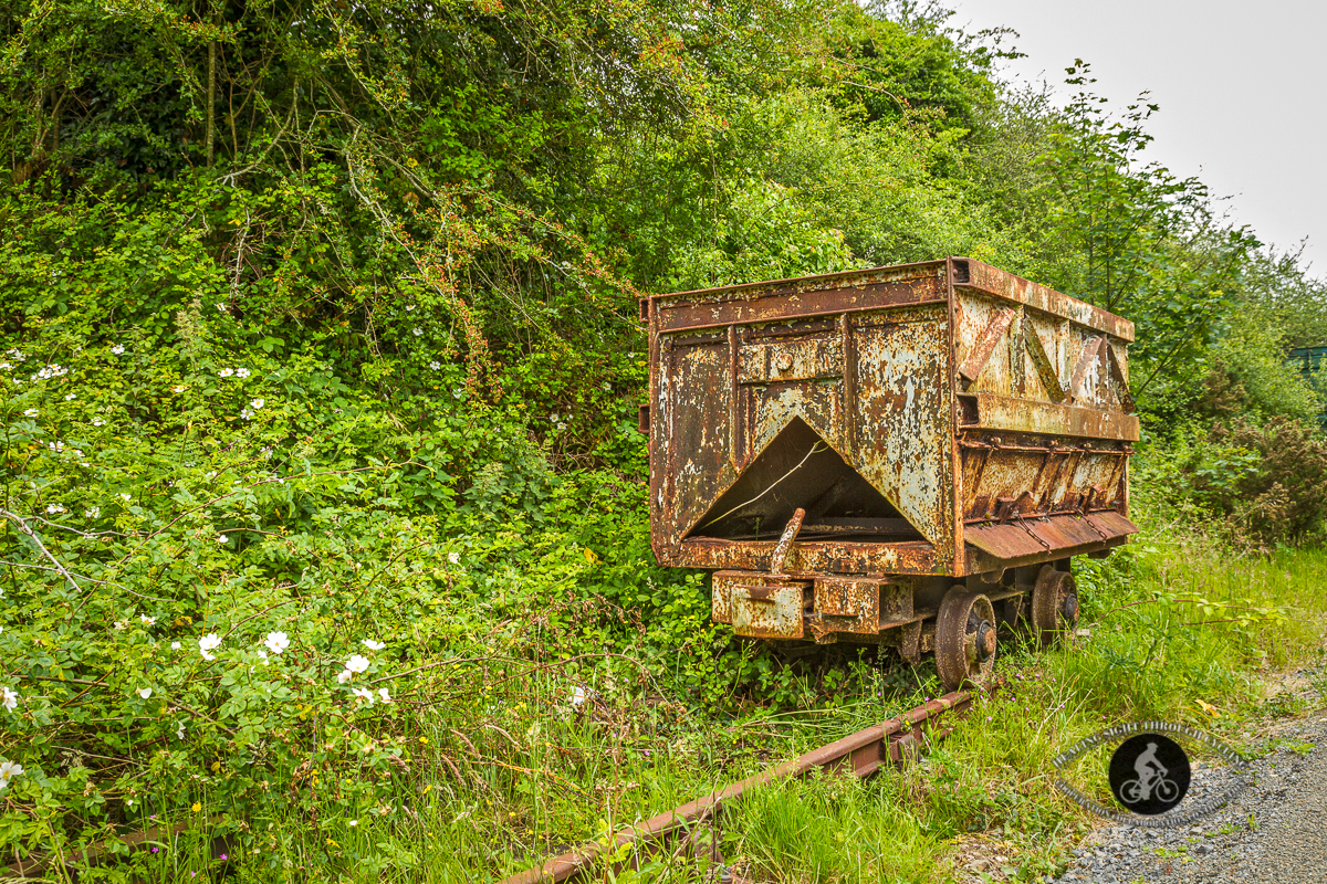 Old cart on the defunct track - Waterford Greenway