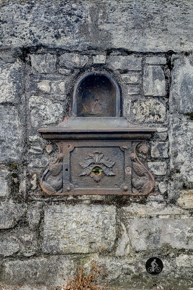 Old metal box in the wall on the River Lee - Cork City - County Cork